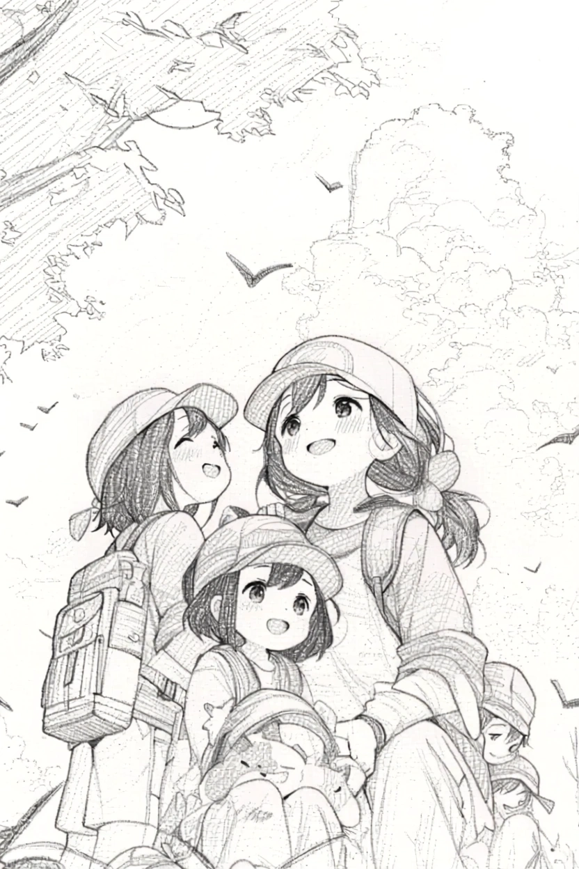 anime girl coloring pages - coloring page
