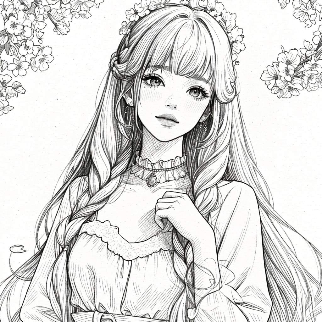 anime coloring pages - adult coloring pages