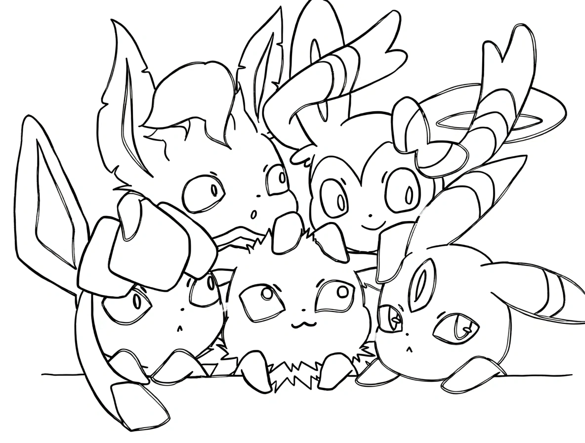 free pokemon coloring pages - cute coloring pages