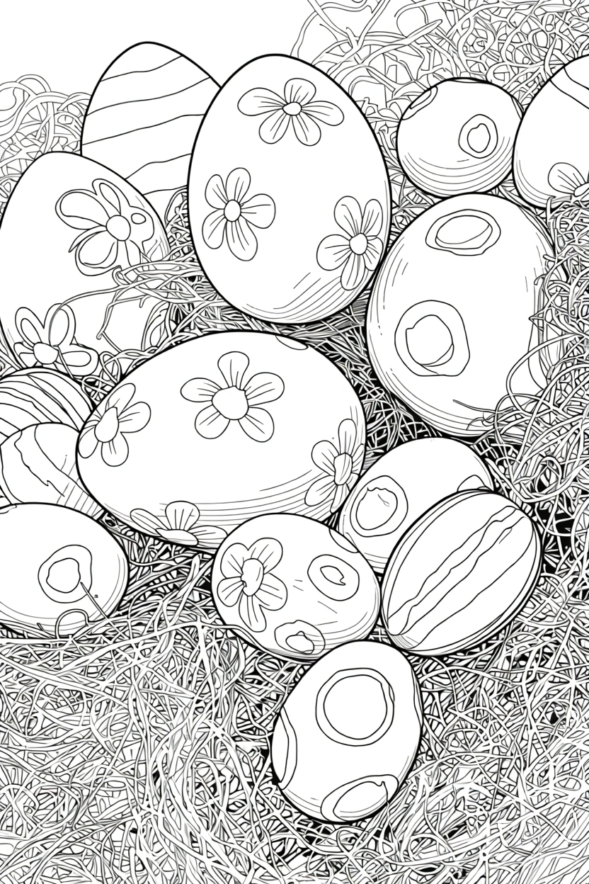 printable easter coloring pages - coloring sheet
