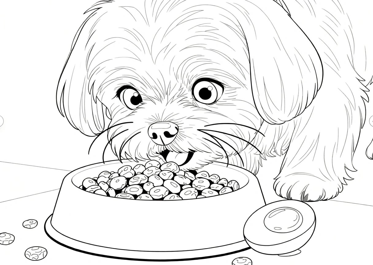 dog coloring page - free printable coloring pages