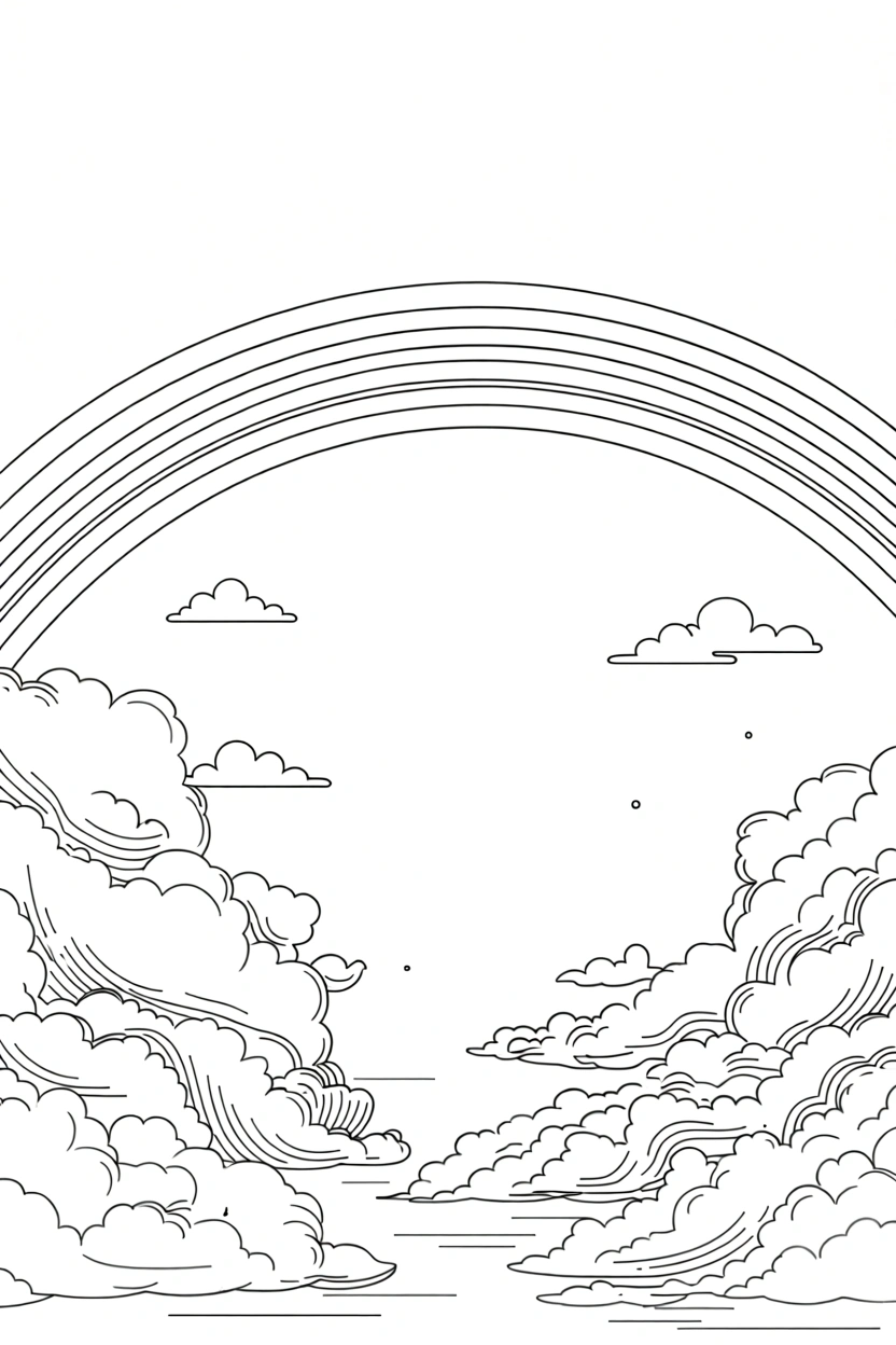 rainbow coloring pages - crayola coloring pages