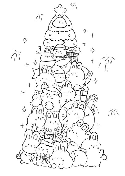 christmas coloring pages free printable - adult coloring books