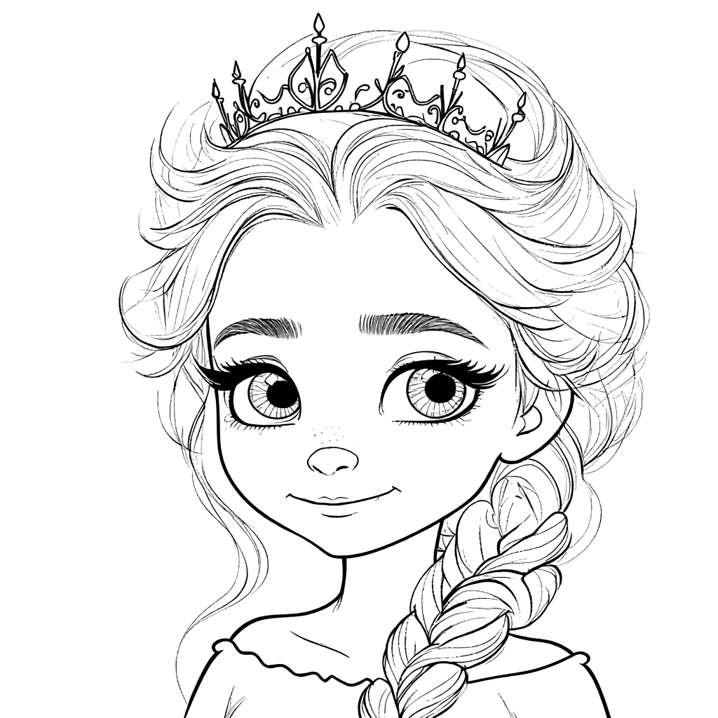 elsa frozen coloring pages - cute coloring pages for kids