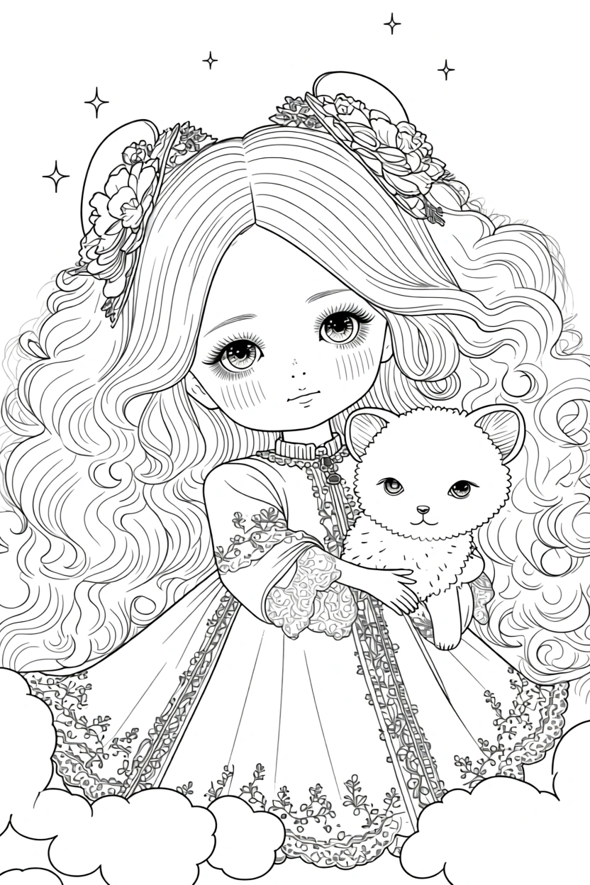 barbie printable coloring pages - coloring sheet