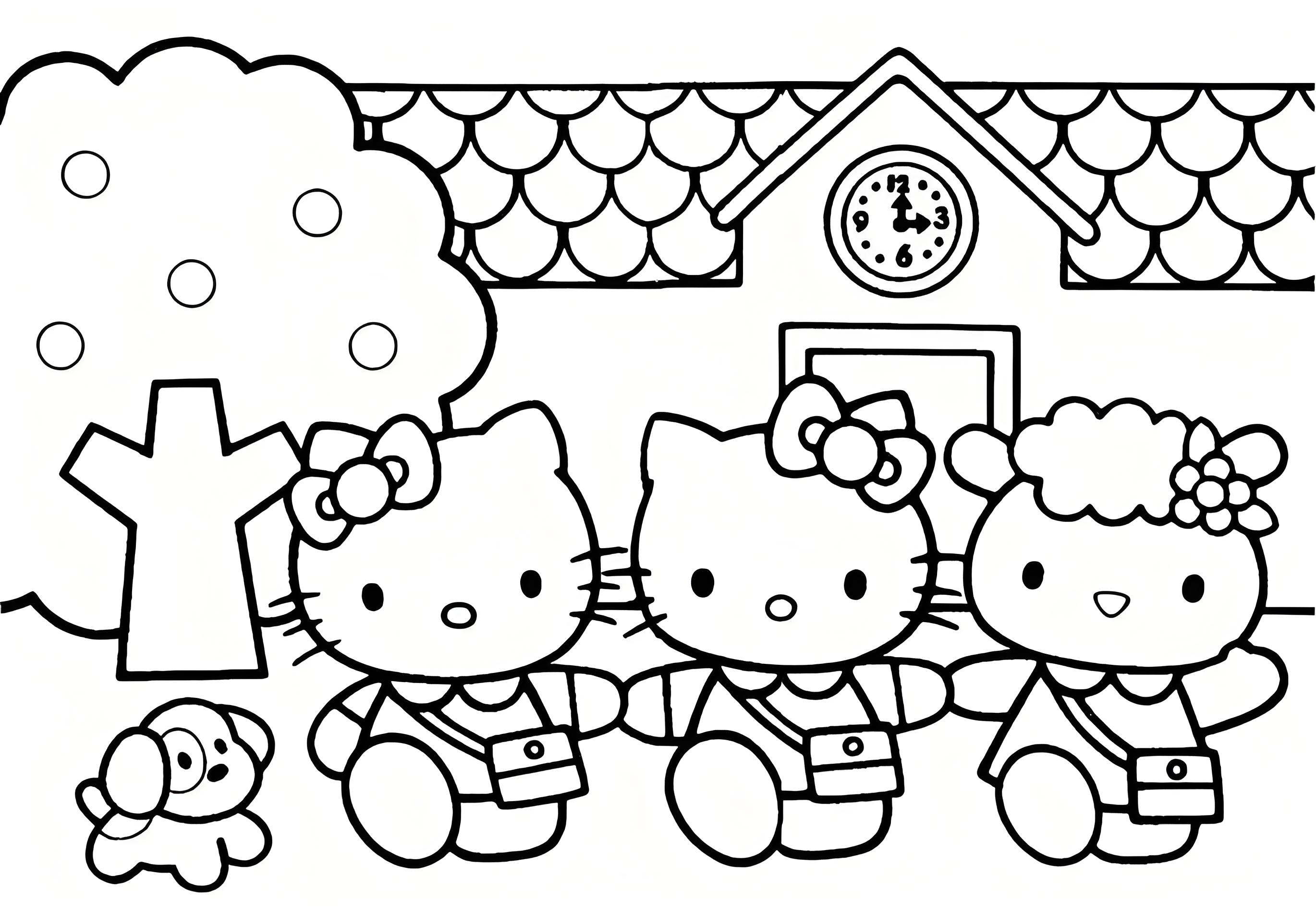 coloring pages printable hello kitty - coloring pages printable