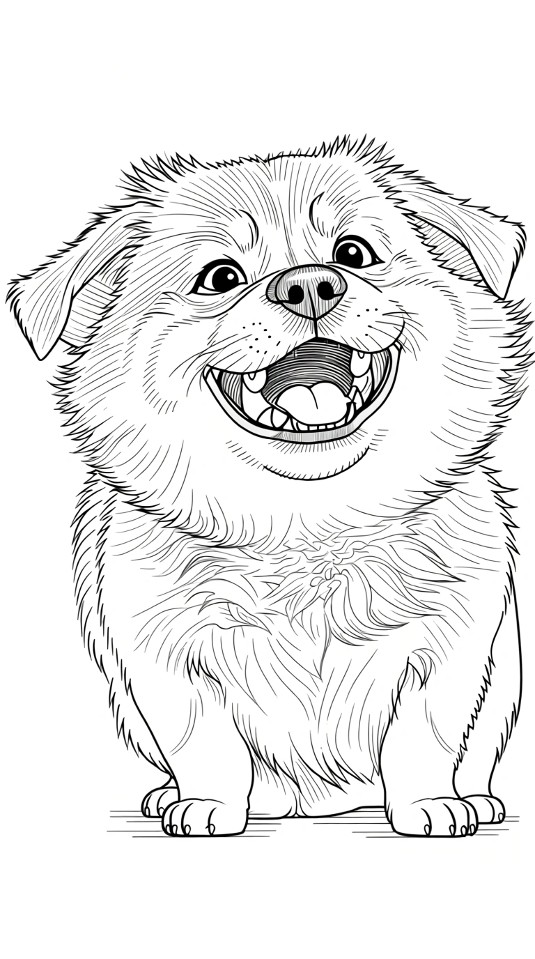 cute puppy dog coloring pages - free printable coloring pages