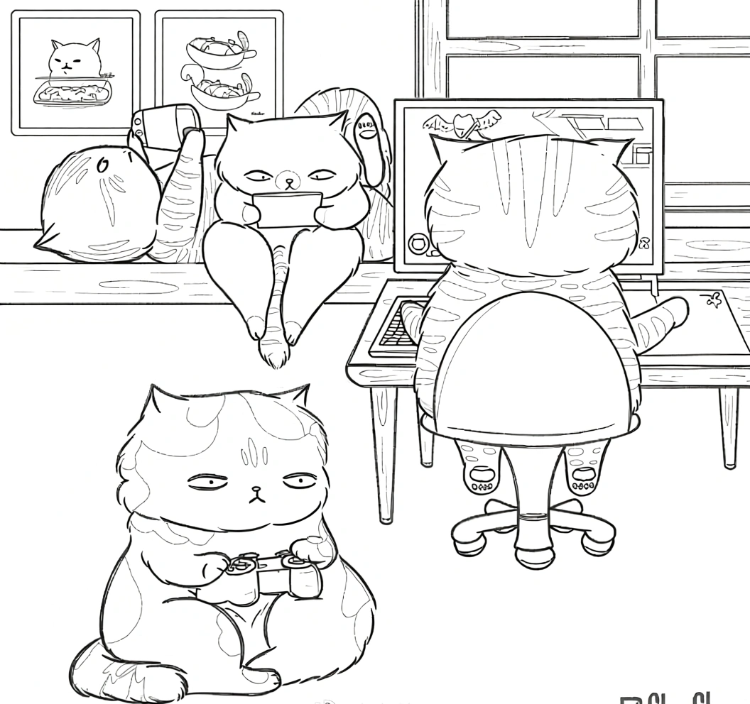 free cat coloring pages - free coloring pages