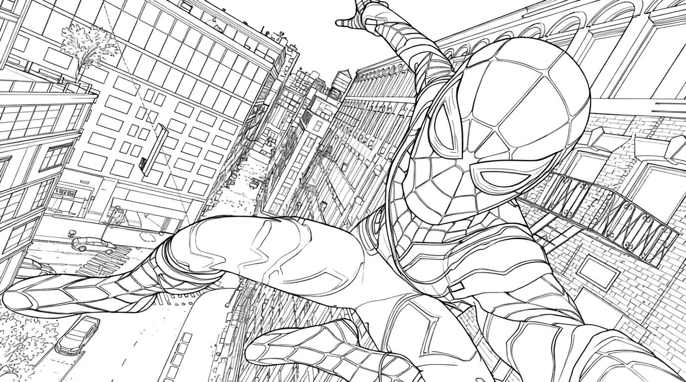 printable spiderman coloring pages - free coloring pages for kids
