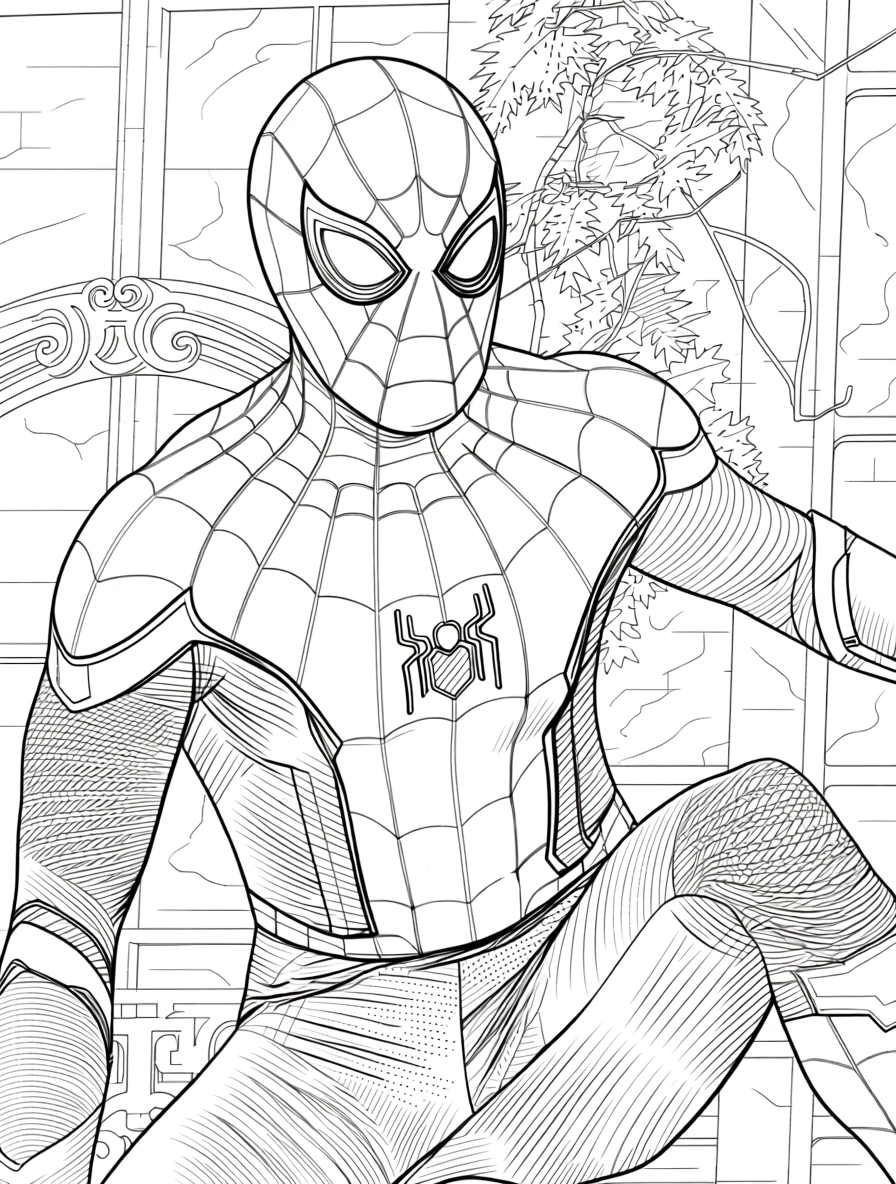 coloring pages spiderman - free coloring pages