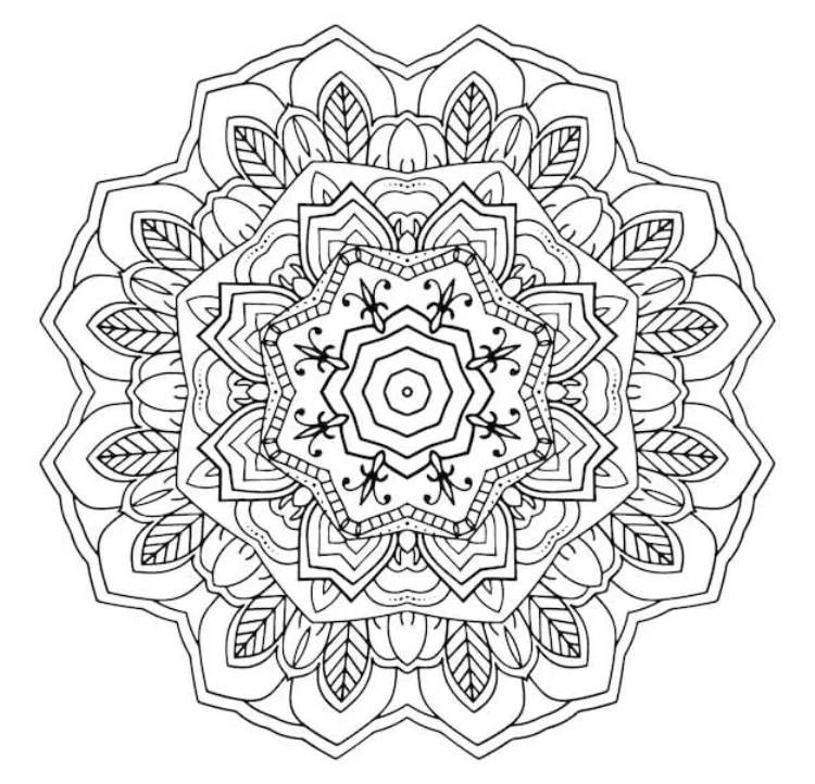 mandala coloring pages - adult coloring pages