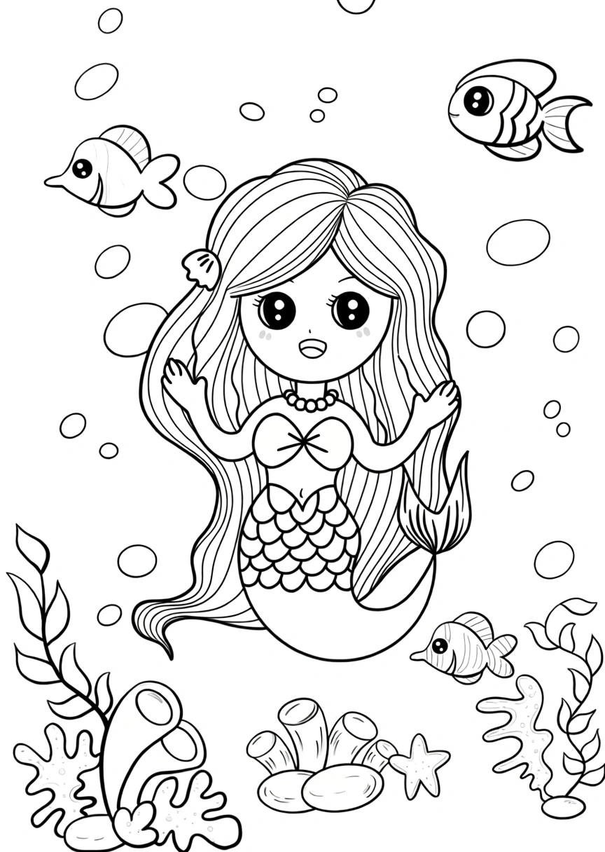 little mermaid coloring pages - coloring sheets