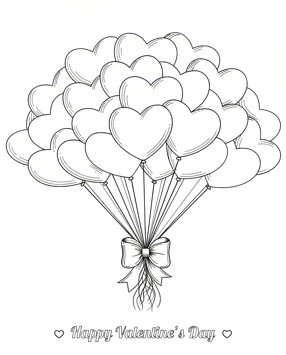 valentine's day coloring pages - coloring sheets