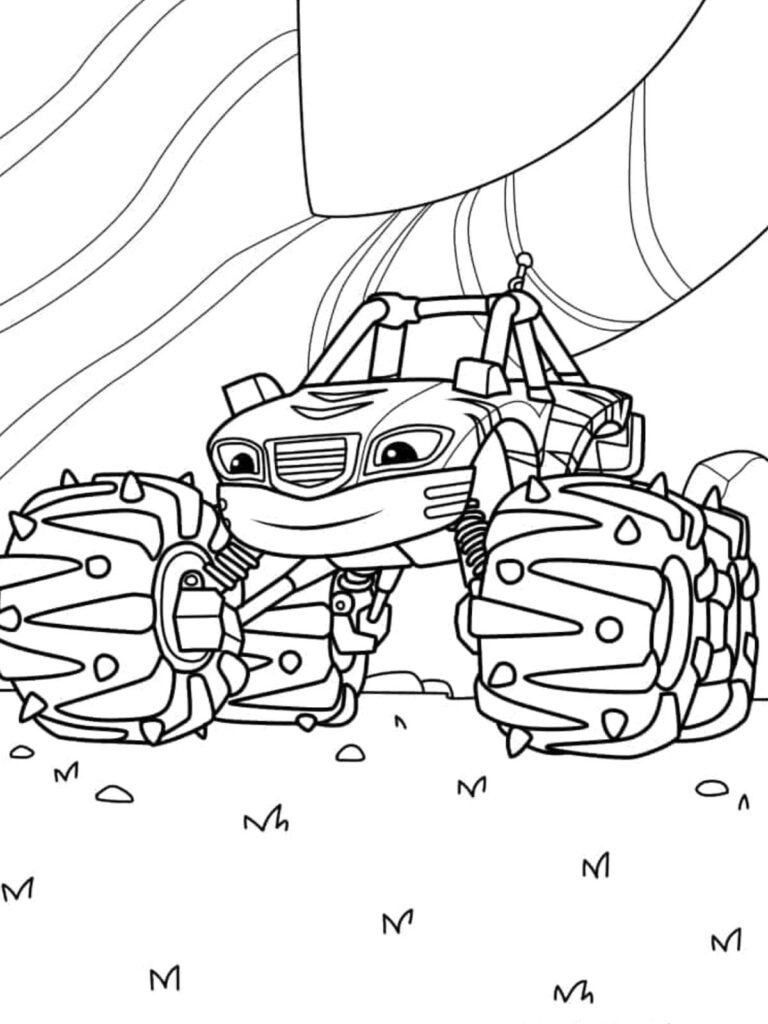 monster jam coloring pages - adult coloring pages