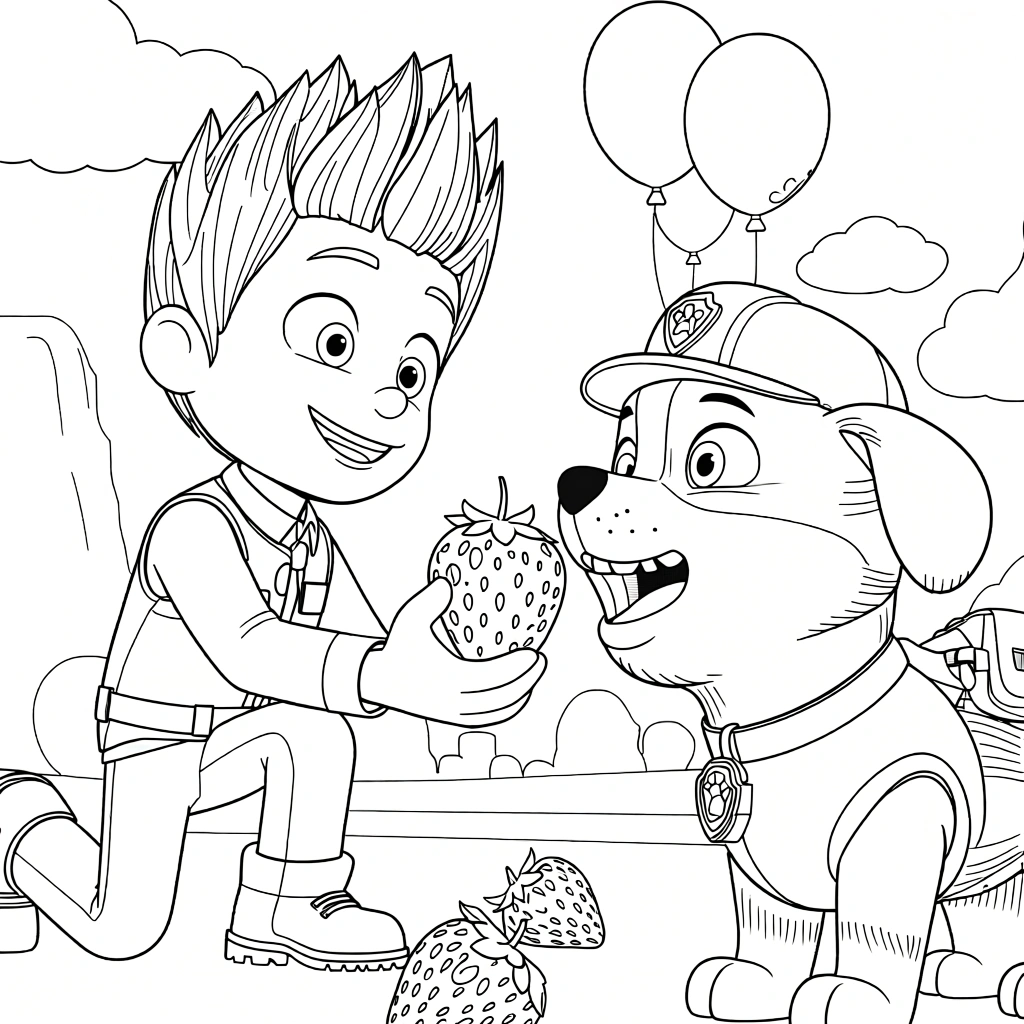 paw patrol coloring page - free coloring pages