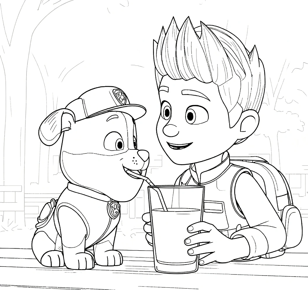 paw patrol coloring pages - free printable coloring pages