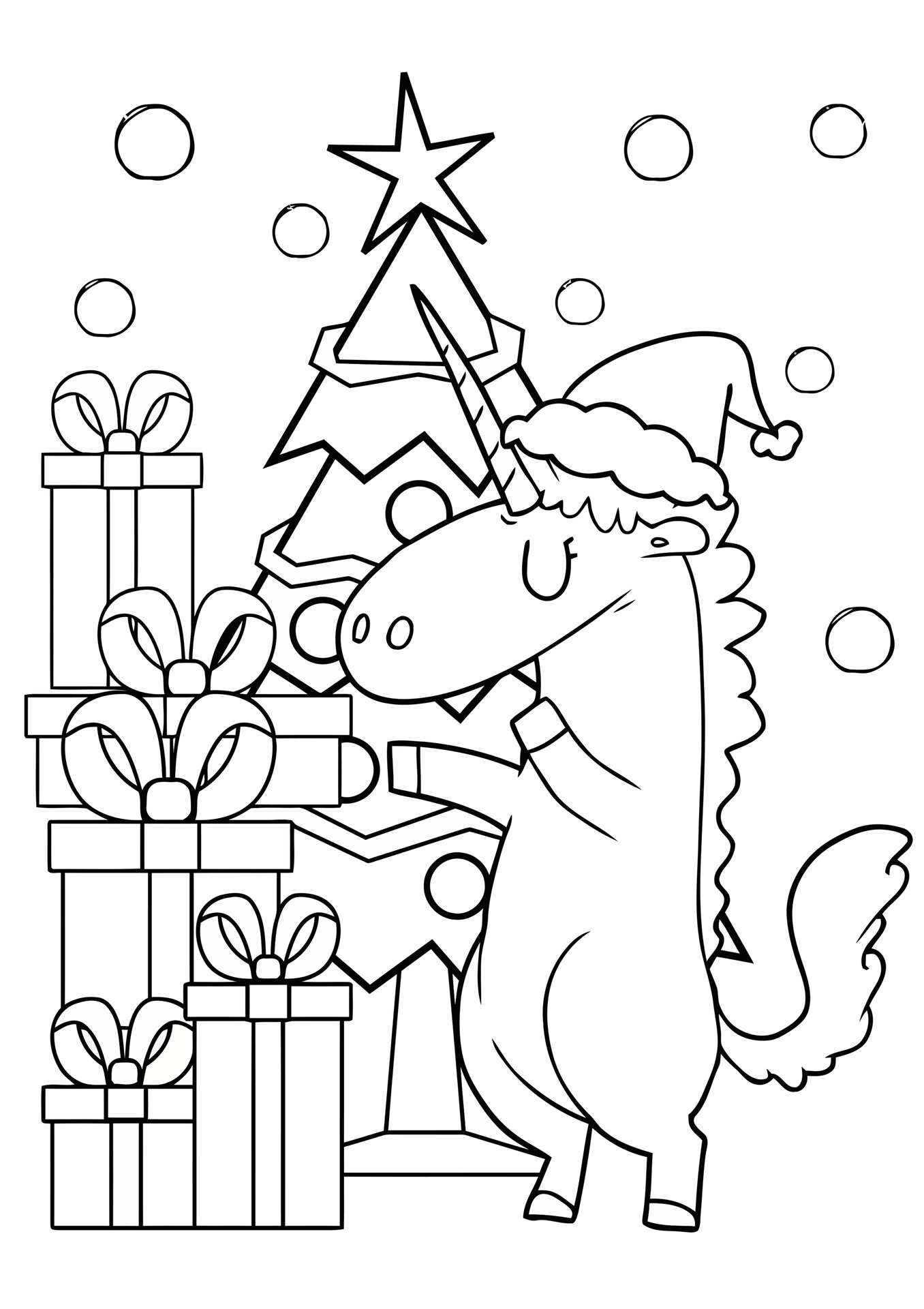 christmas coloring pages printable - coloring page