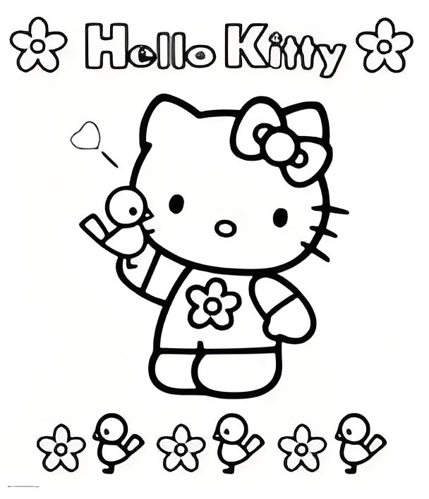 hello kitty halloween coloring pages - coloring pages for kids