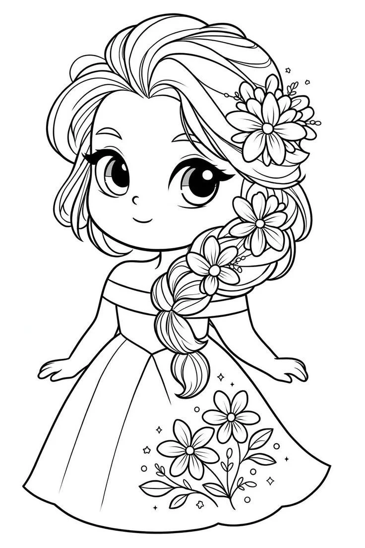 anna and elsa coloring pages - coloring pages for adults