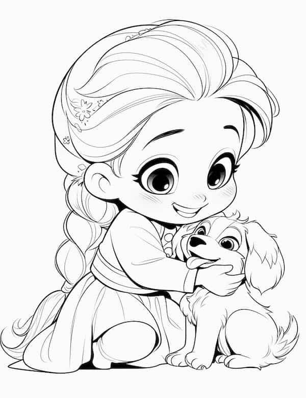 elsa coloring pages - adult coloring pages