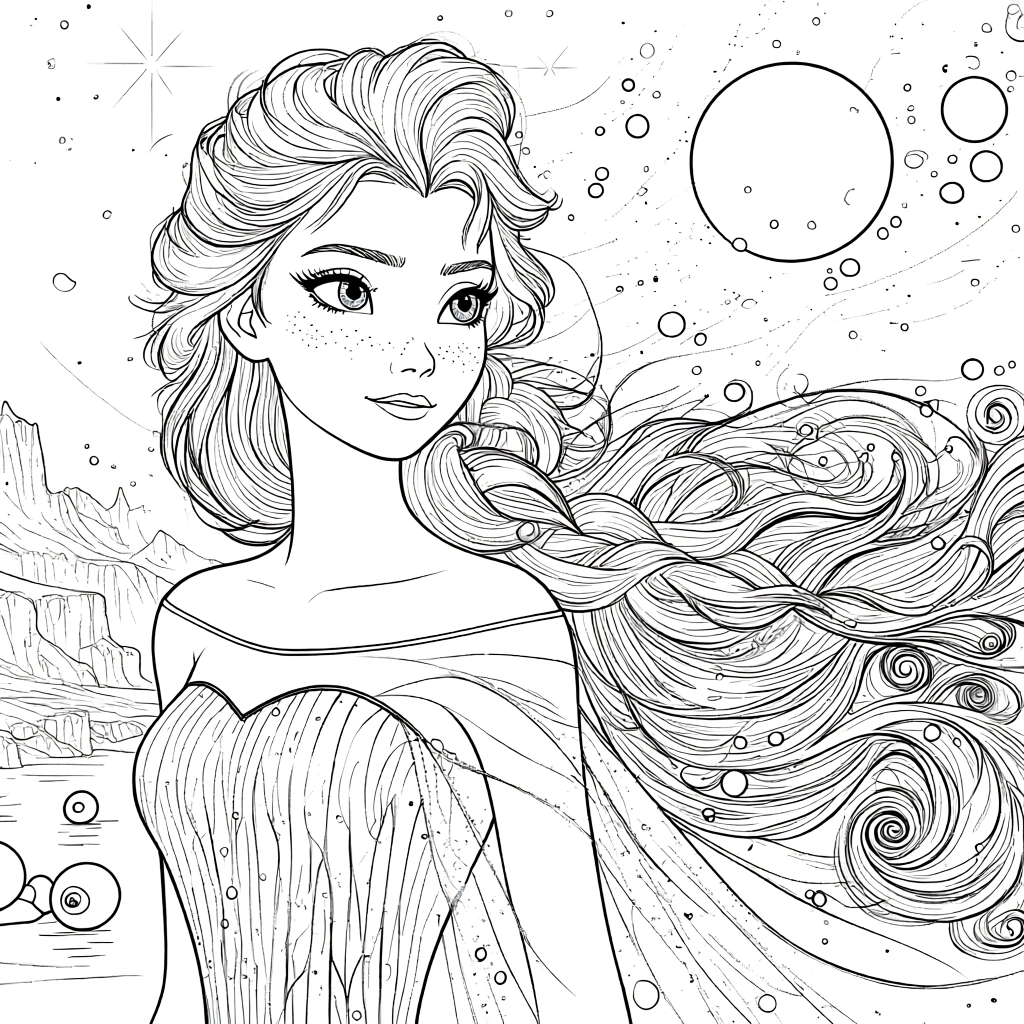 anna and elsa coloring pages - coloring pages for kids