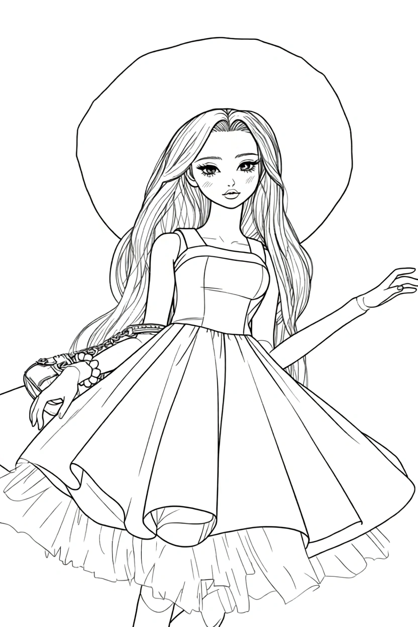 coloring pages barbie - cute coloring pages for kids