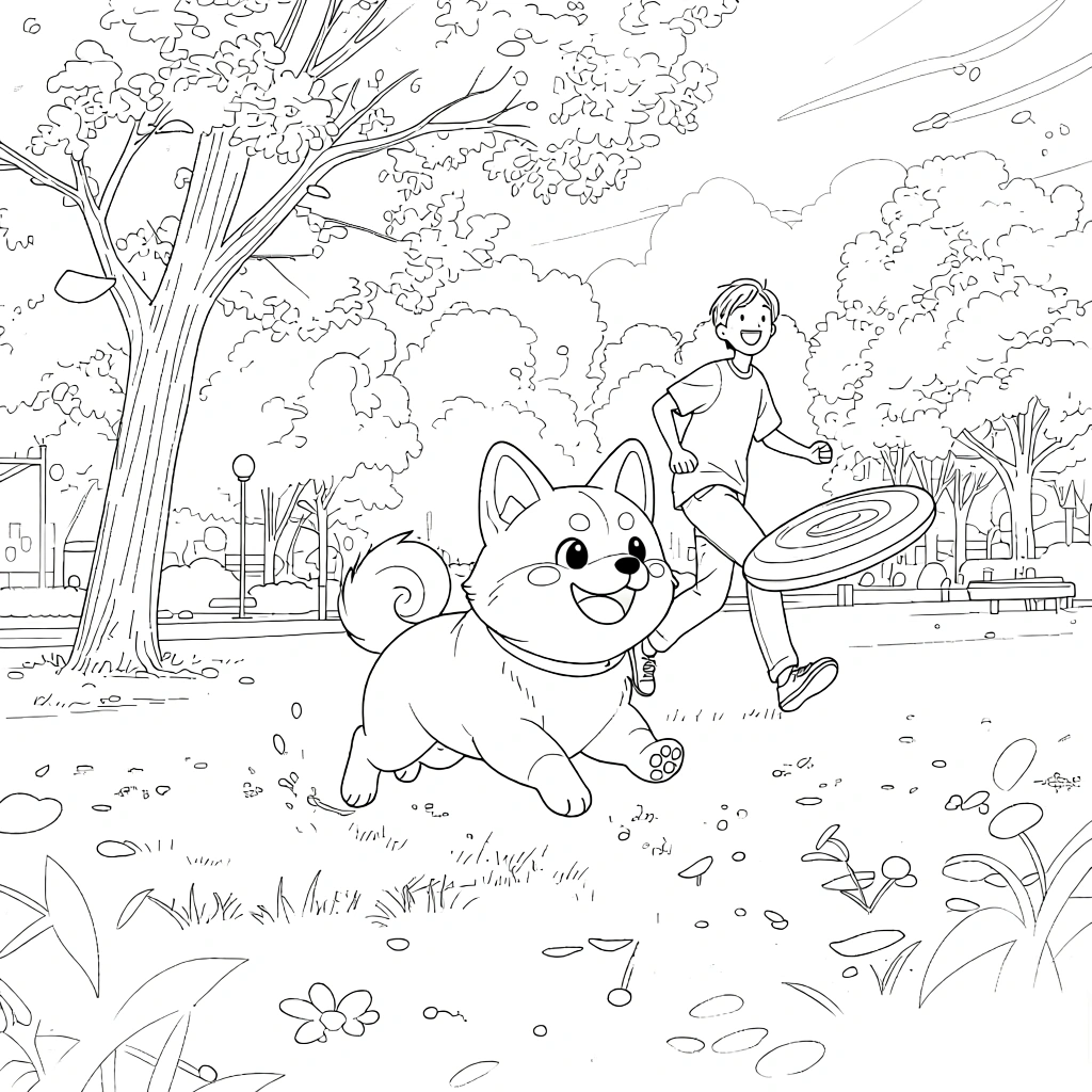 puppy coloring page - coloring sheet