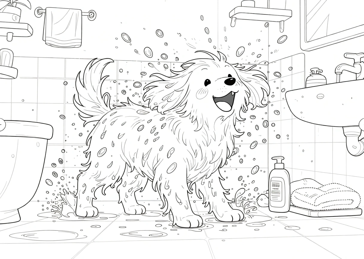 puppy coloring page - coloring books