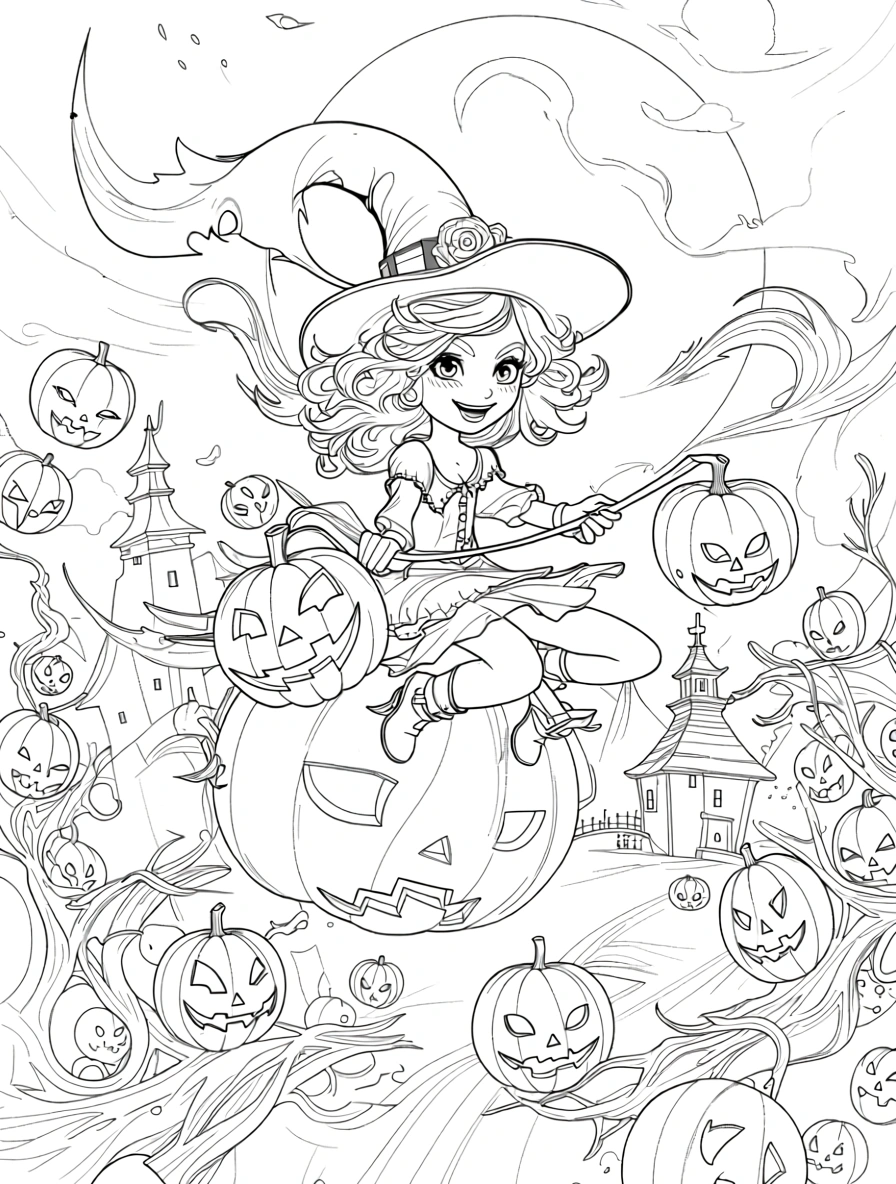 free printable coloring pages halloween - coloring pages free