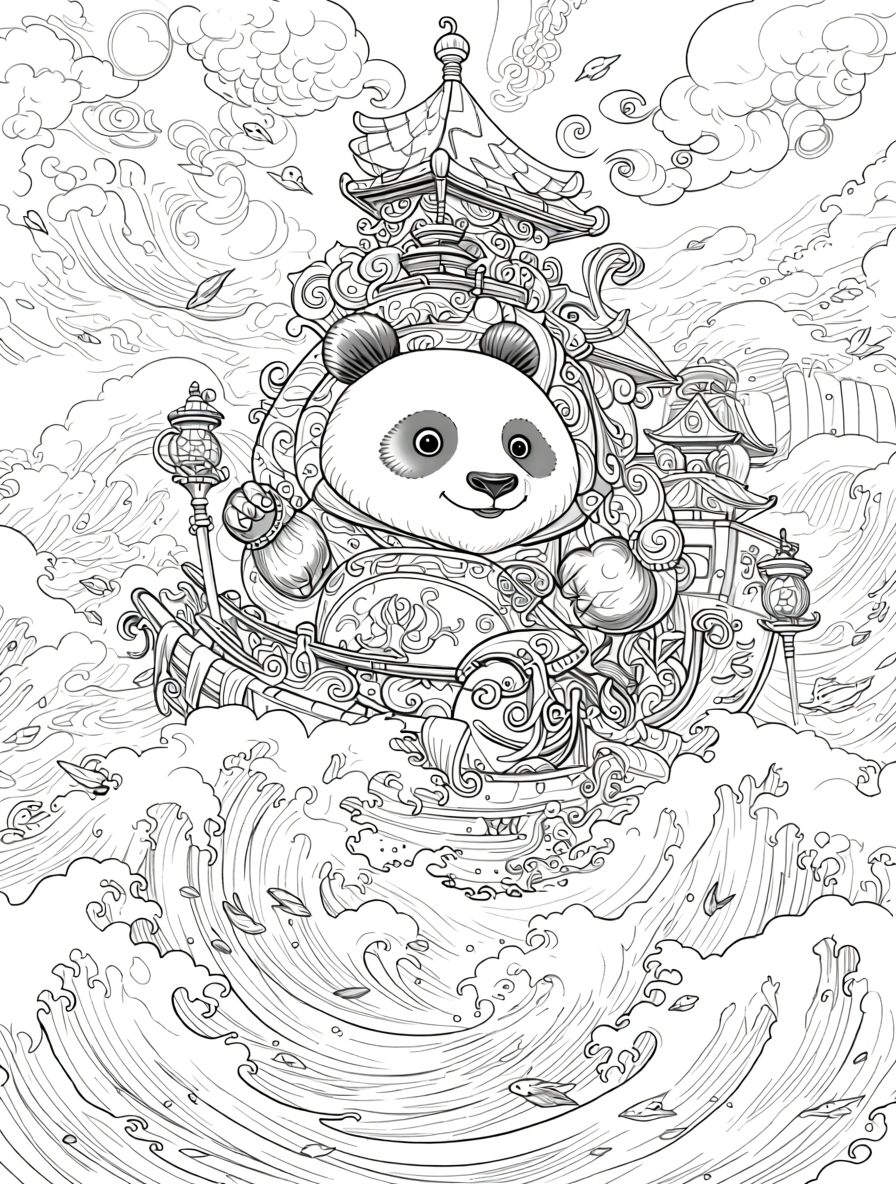 coloring pages of anime - adult coloring pages