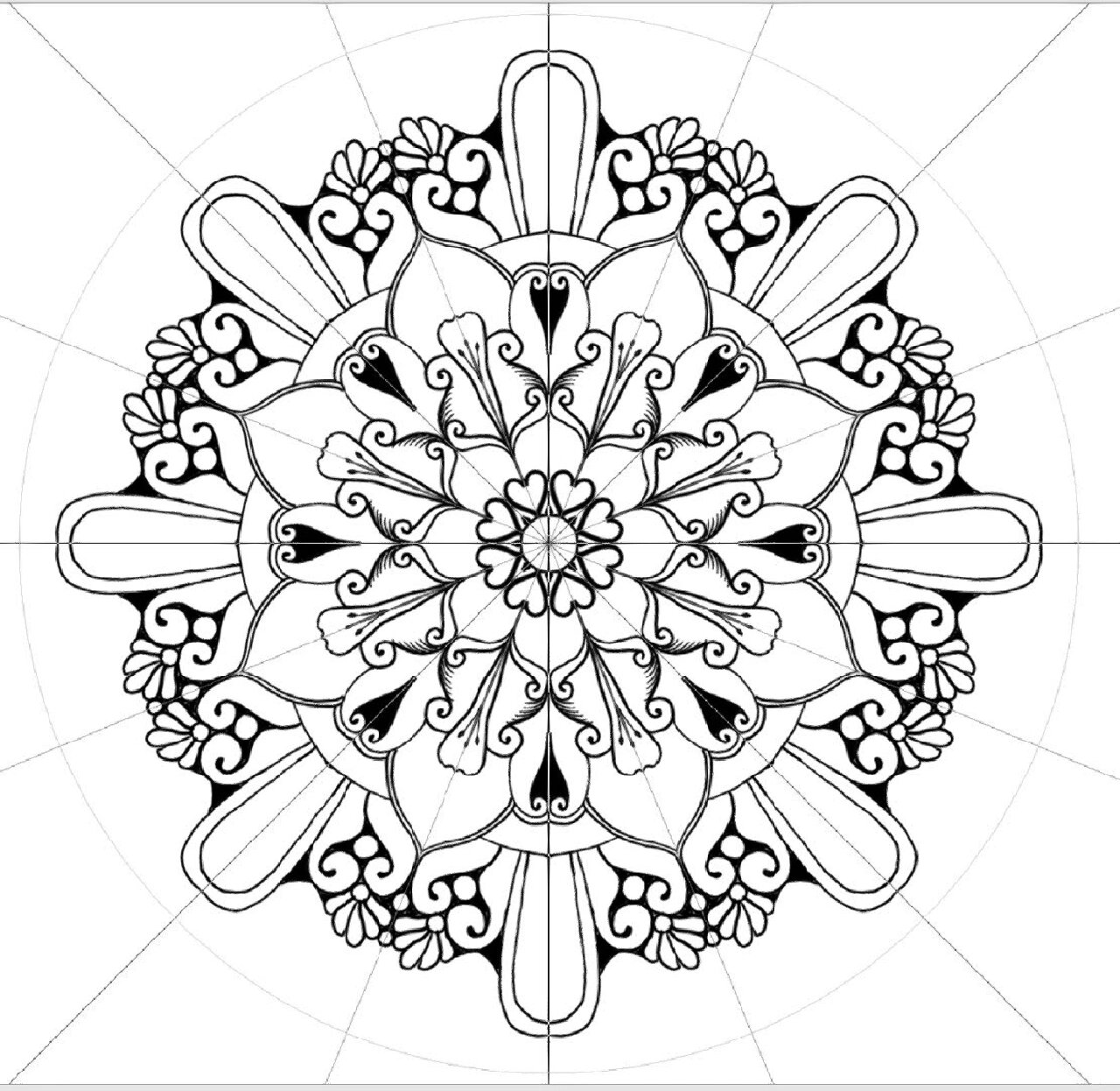 monday mandala halloween coloring pages - free coloring pages
