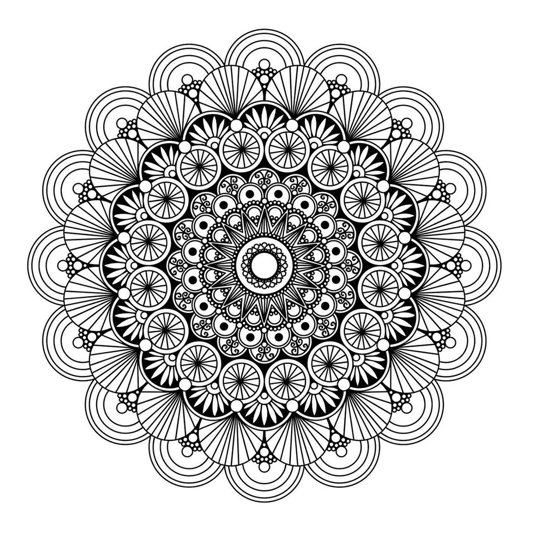 monday mandala halloween coloring pages - coloring sheet