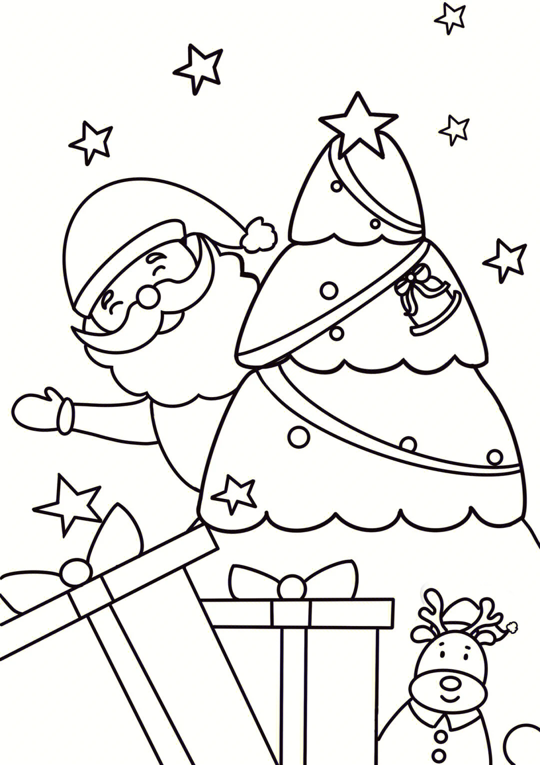 christmas coloring in pages printable - cute coloring pages