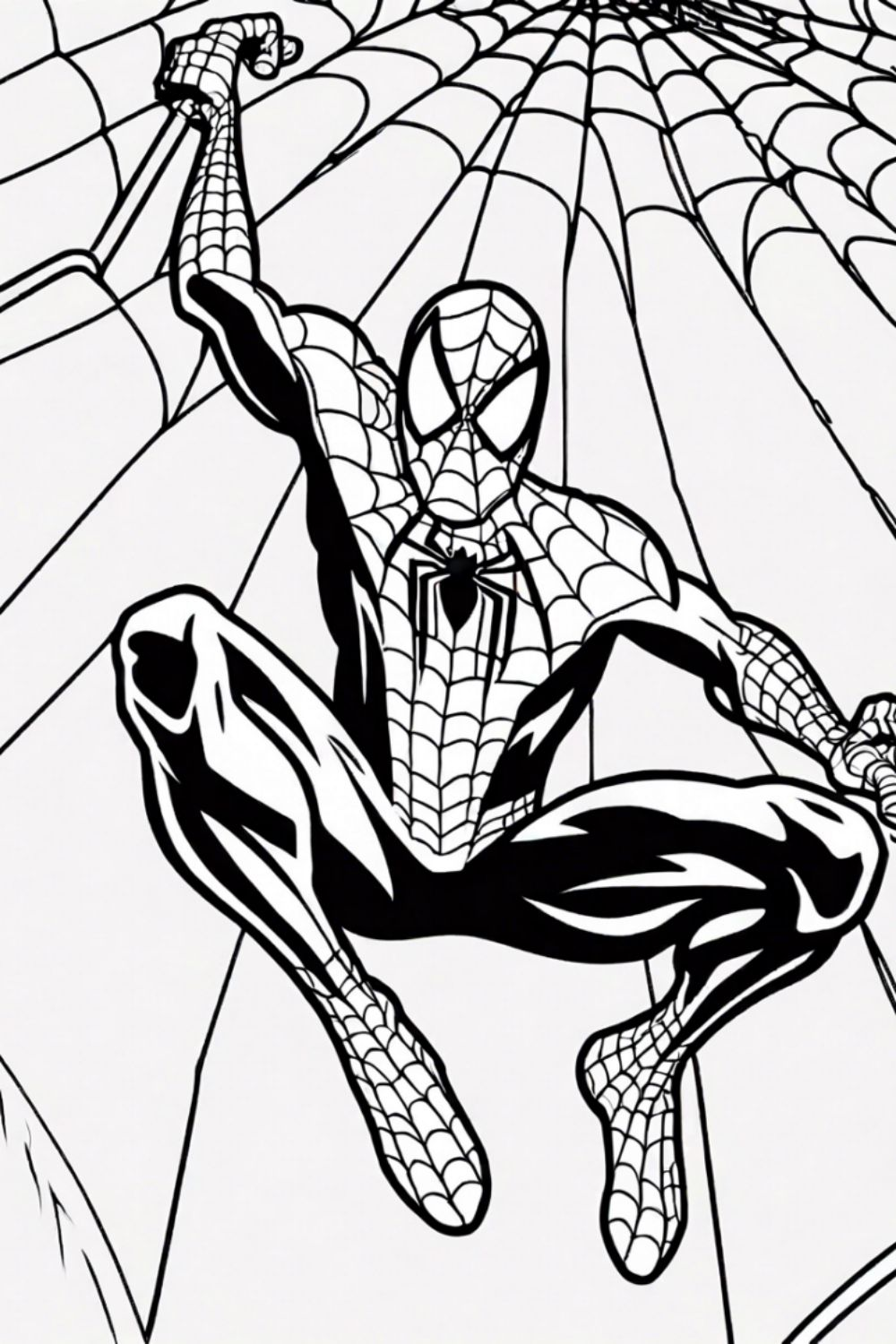 spiderman coloring pages - adult coloring books