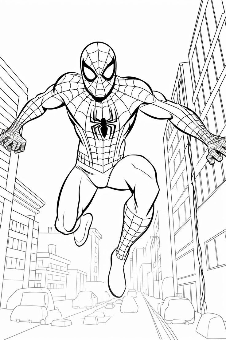 printable spiderman coloring pages - free coloring pages