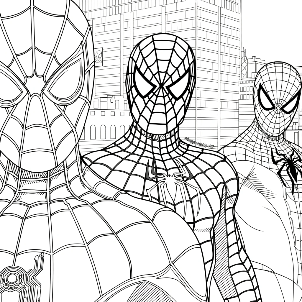 spiderman coloring page - coloring pages printable
