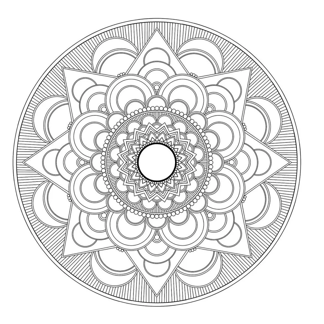 free mandala coloring pages - crayola coloring pages