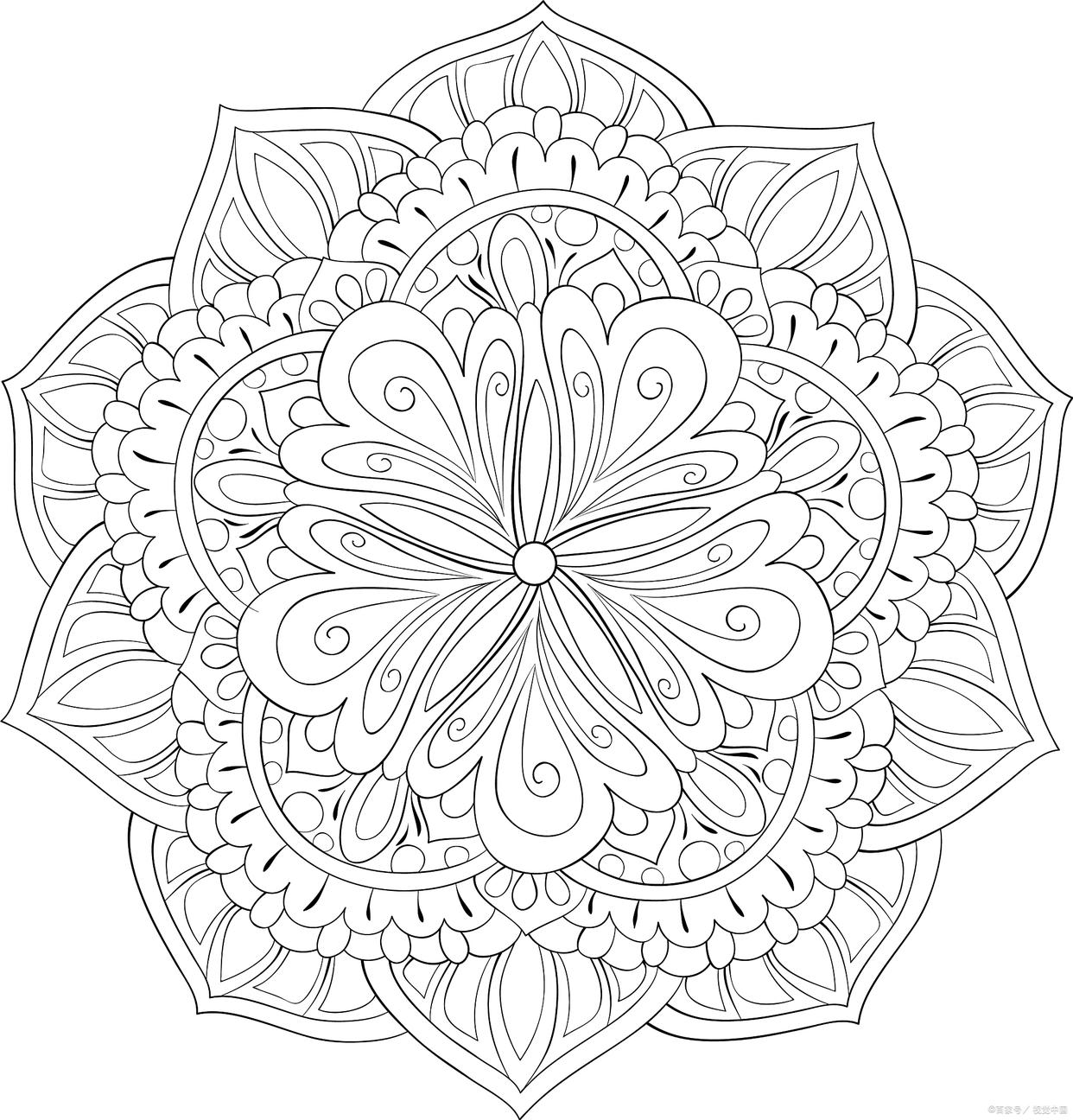 mandala coloring page - crayola coloring pages