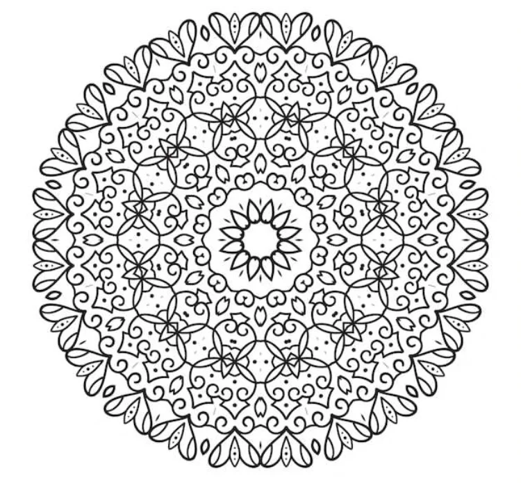 mandala coloring page - coloring pages free