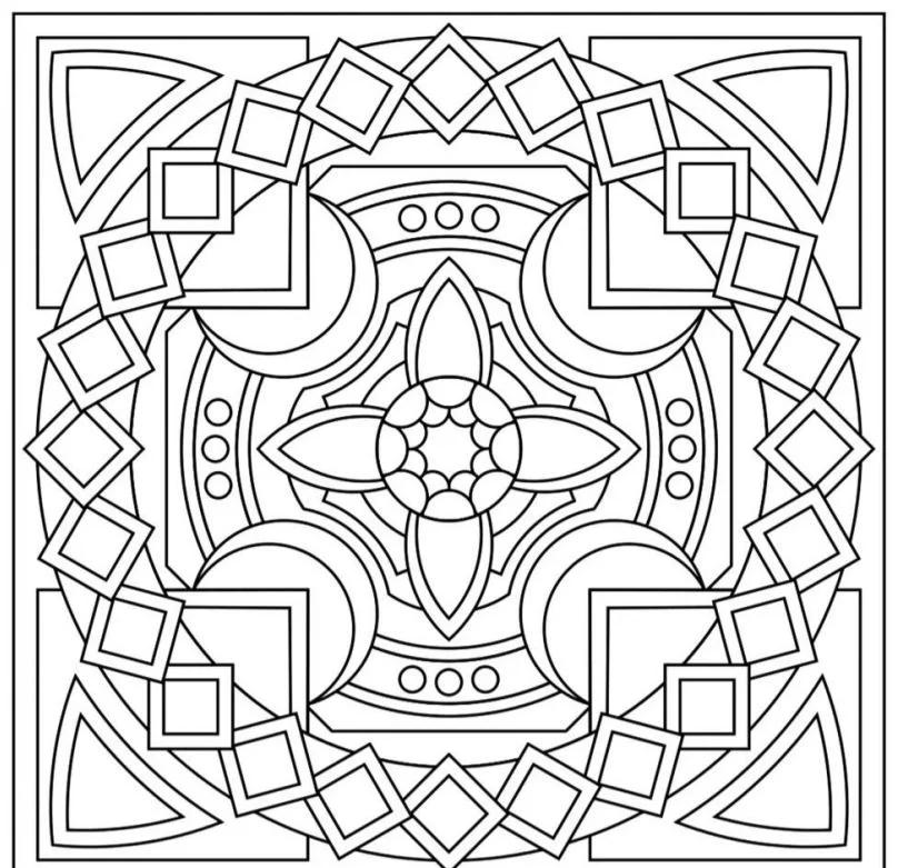 coloring pages mandala - crayola coloring pages