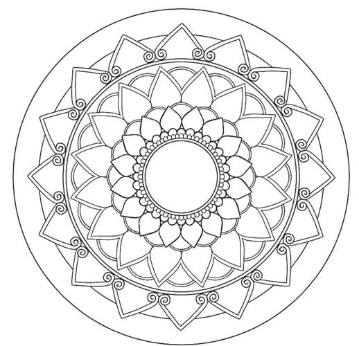monday mandala coloring pages - coloring book