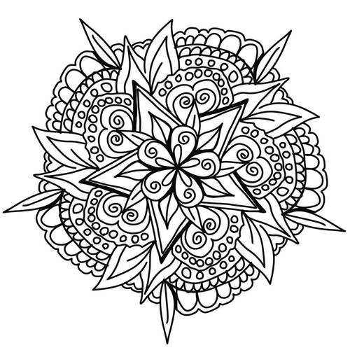 mandala coloring pages - coloring sheet