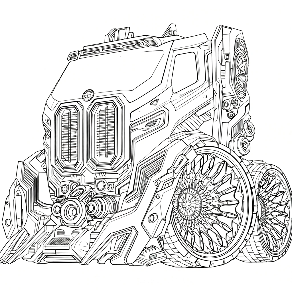 monster truck coloring pages - coloring pages printable