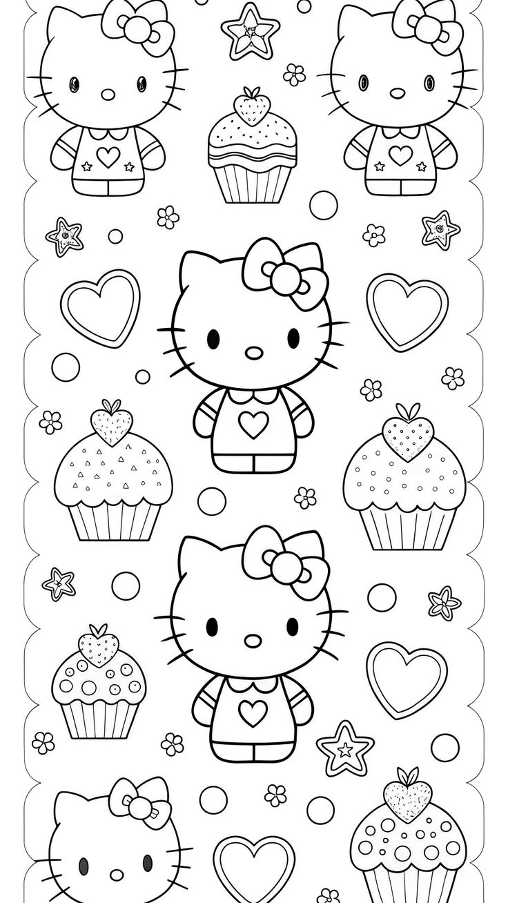 printable hello kitty coloring pages - printable coloring pages for kids