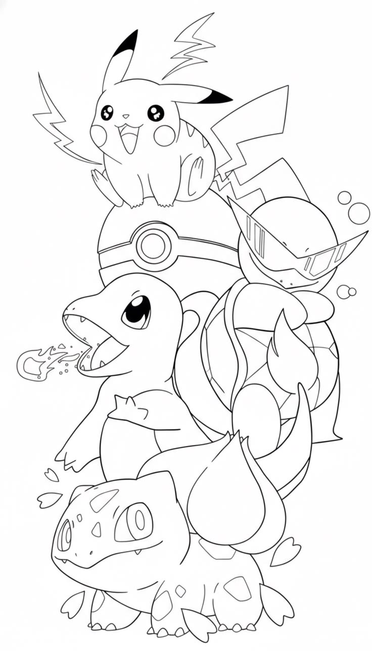 free pokemon coloring pages - free coloring pages for kids